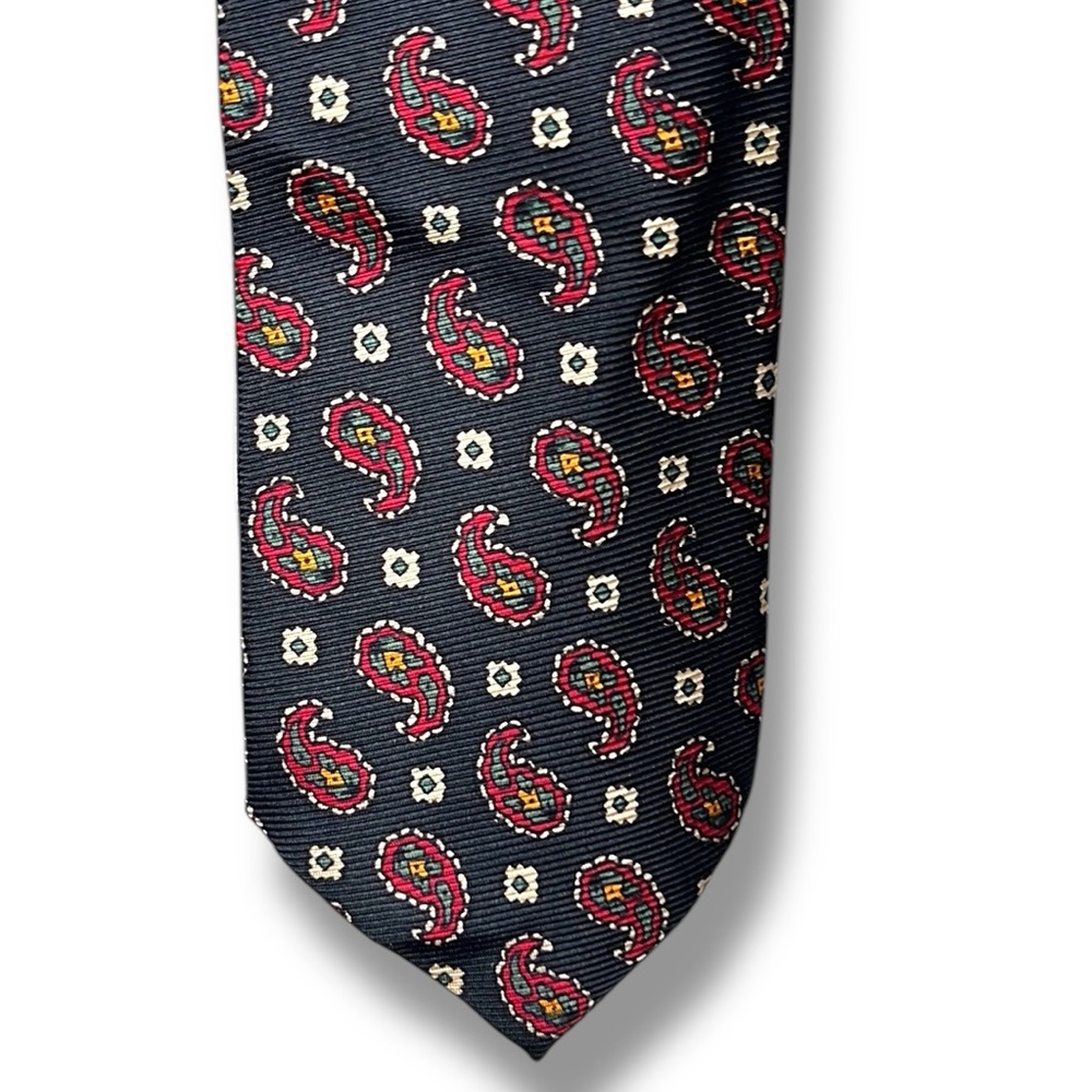 Polo Ralph Lauren Vintage Paisley Handmade Silk Tie Mens